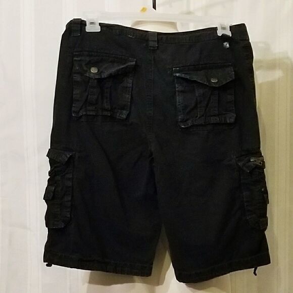 Boys Ring of Fire‎ Black Cargo Shorts Size 16 - Picture 3 of 5